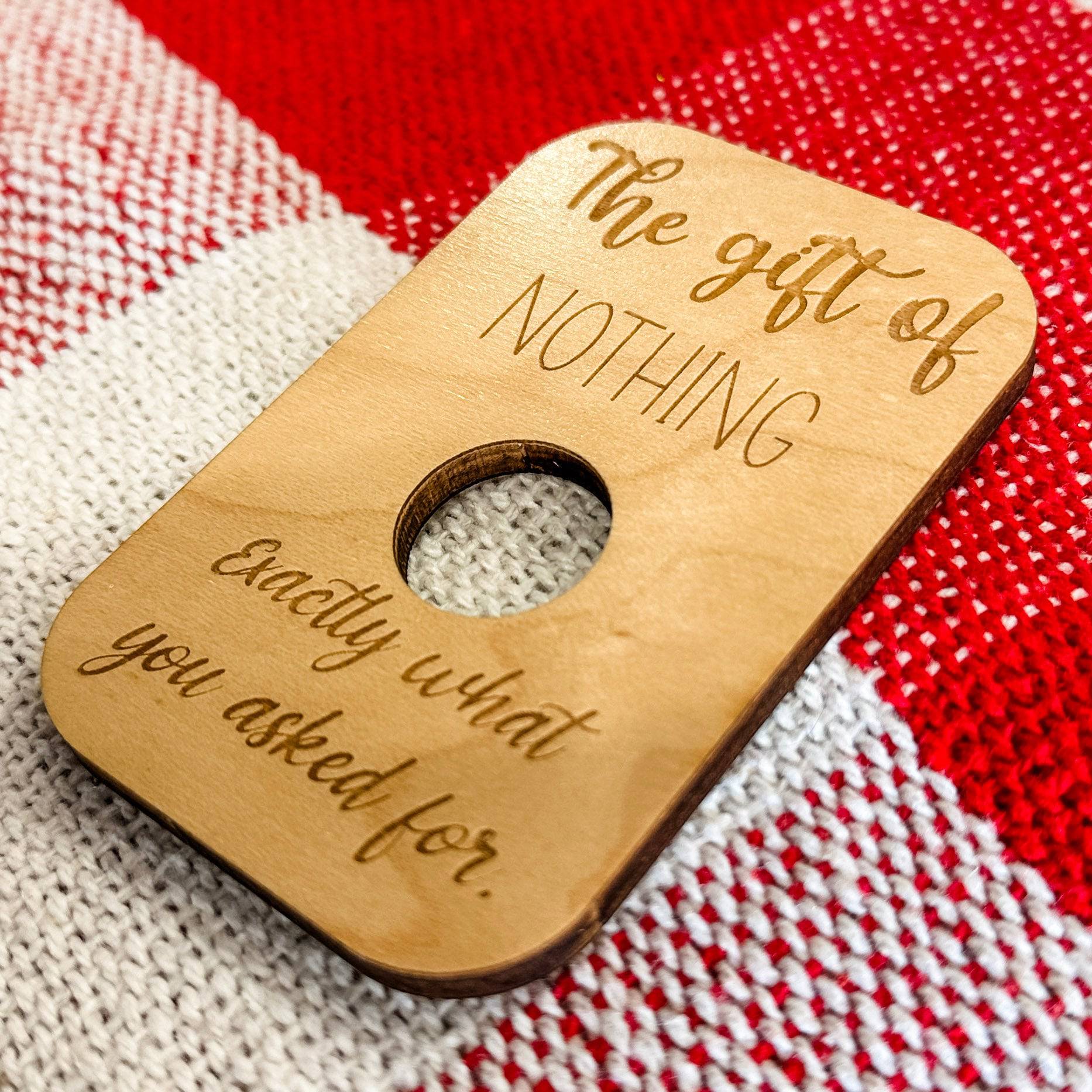 The Gift of Nothing • Engraved Christmas Magic