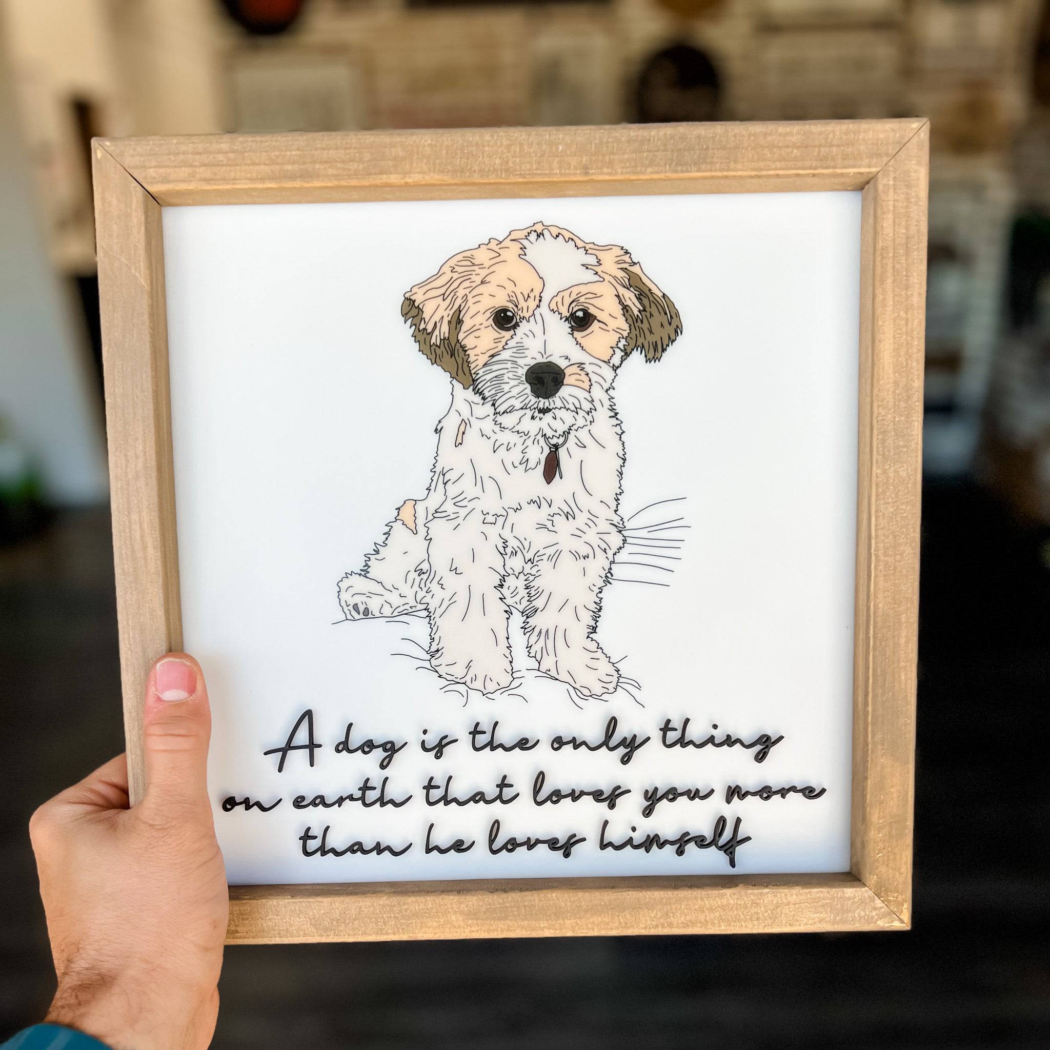 Pet / Animal Line Art for Animal Lovers & Memorials