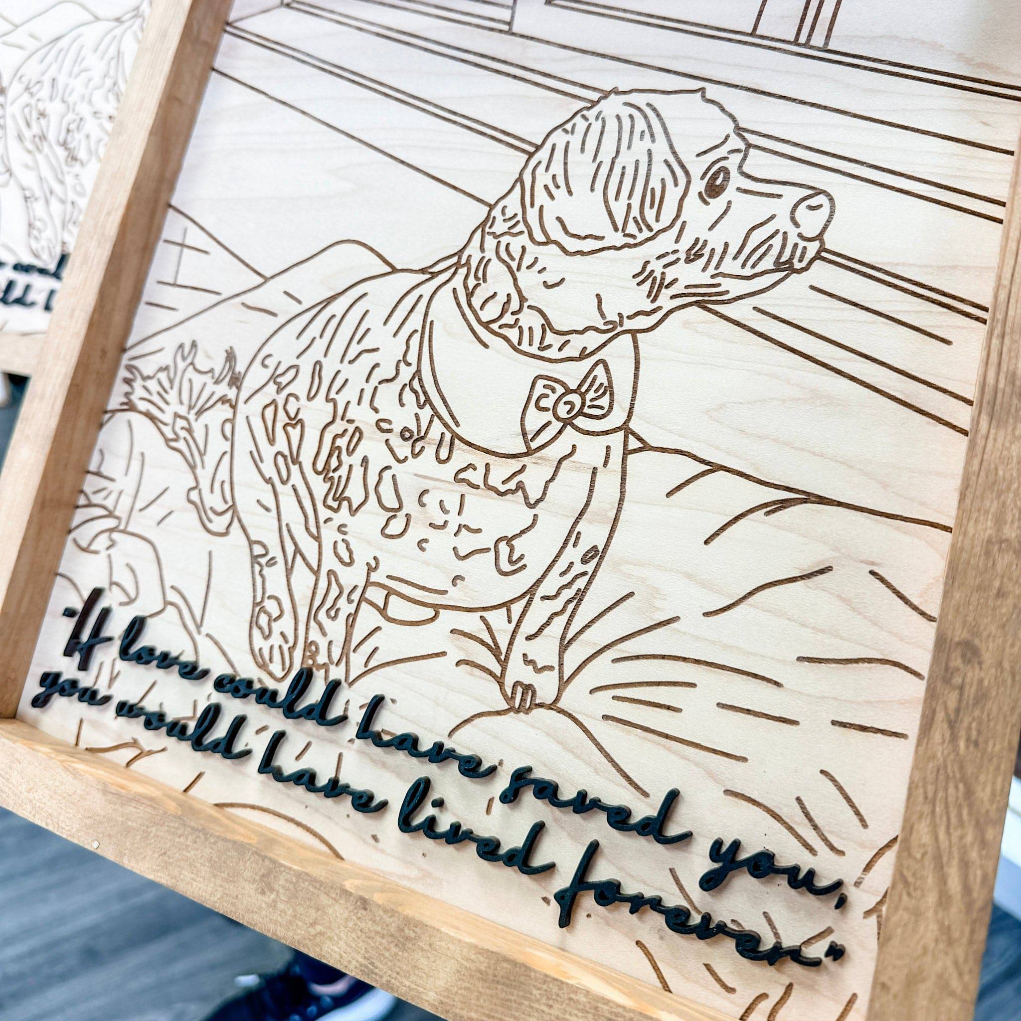 Pet / Animal Line Art for Animal Lovers & Memorials