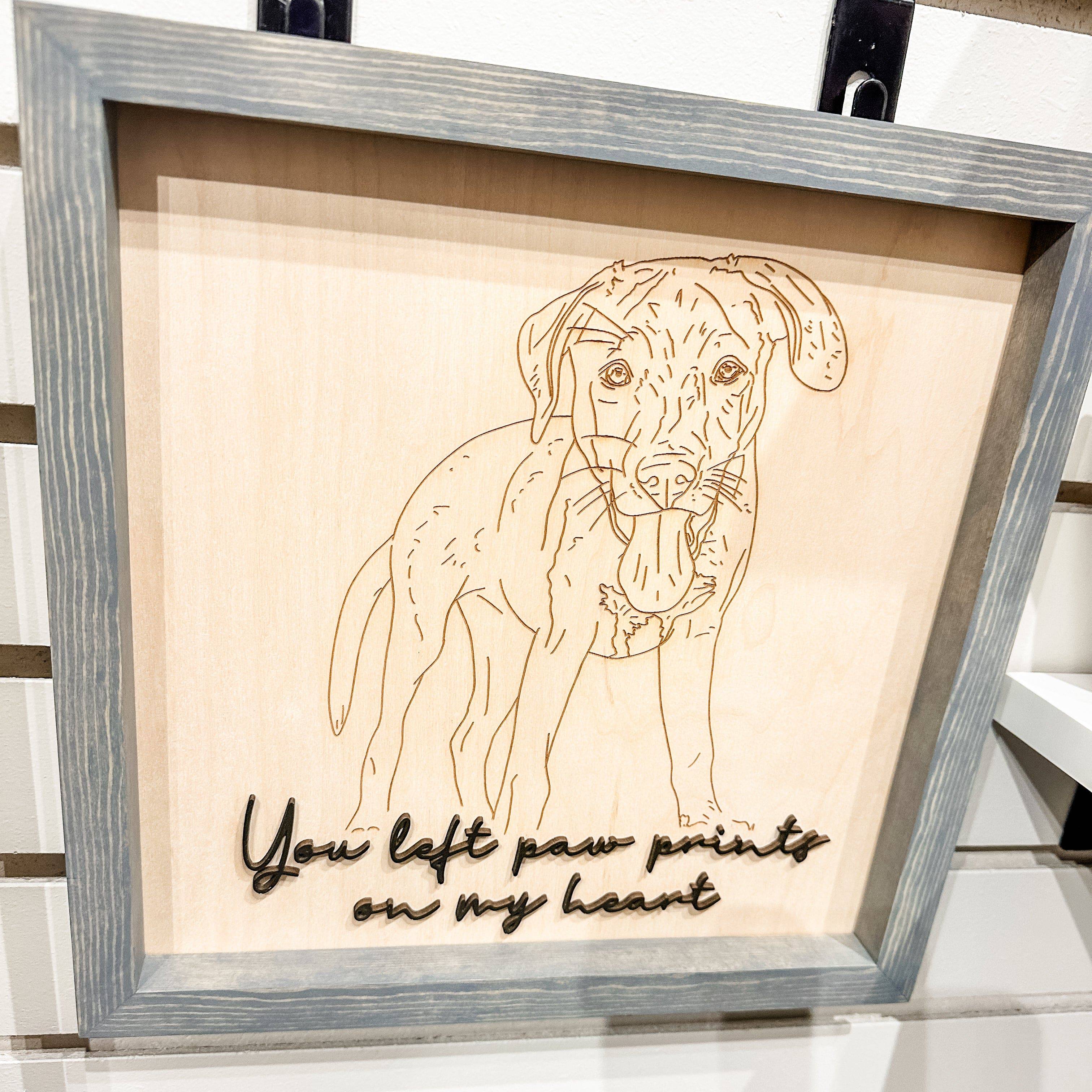 Pet / Animal Line Art for Animal Lovers & Memorials