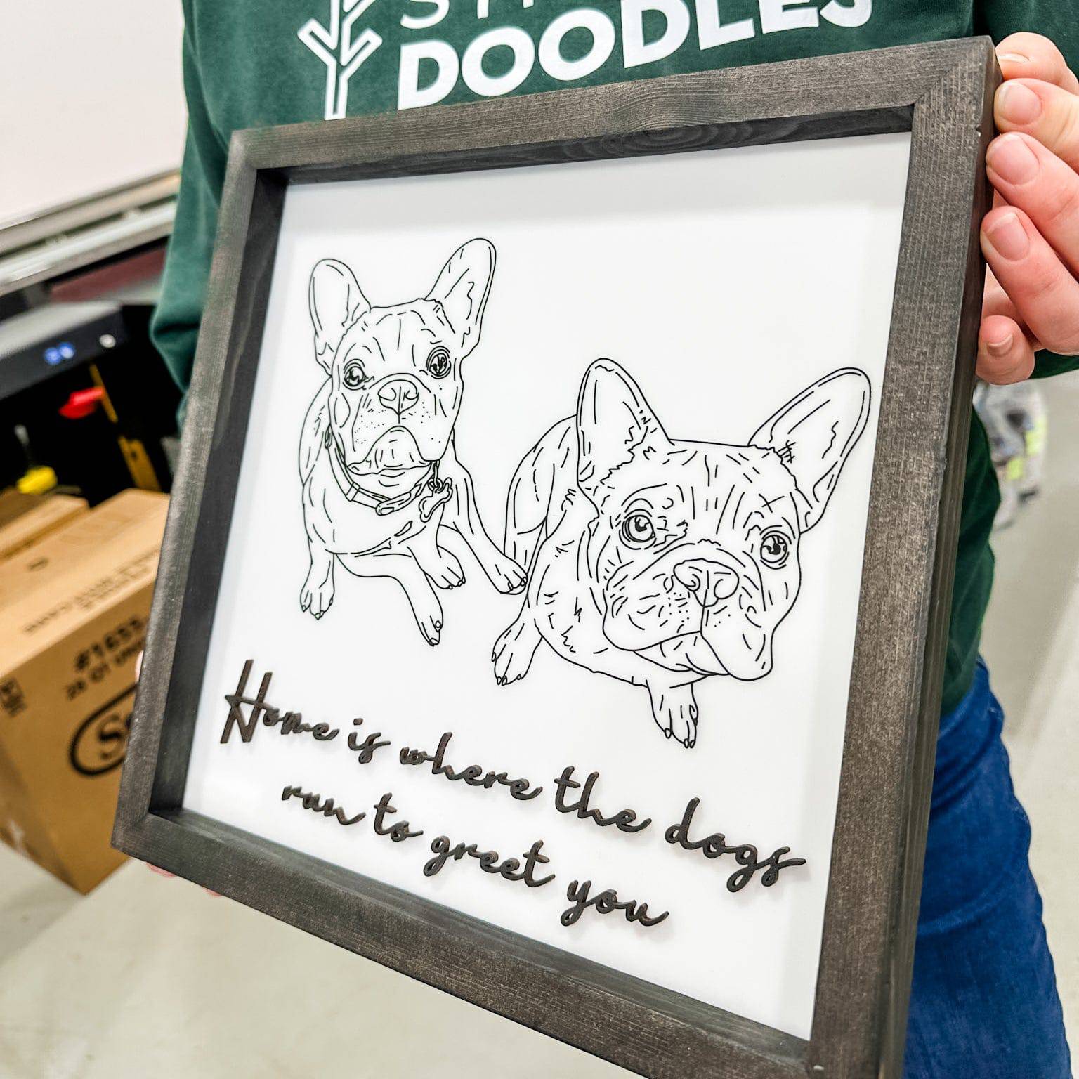 Pet / Animal Line Art for Animal Lovers & Memorials