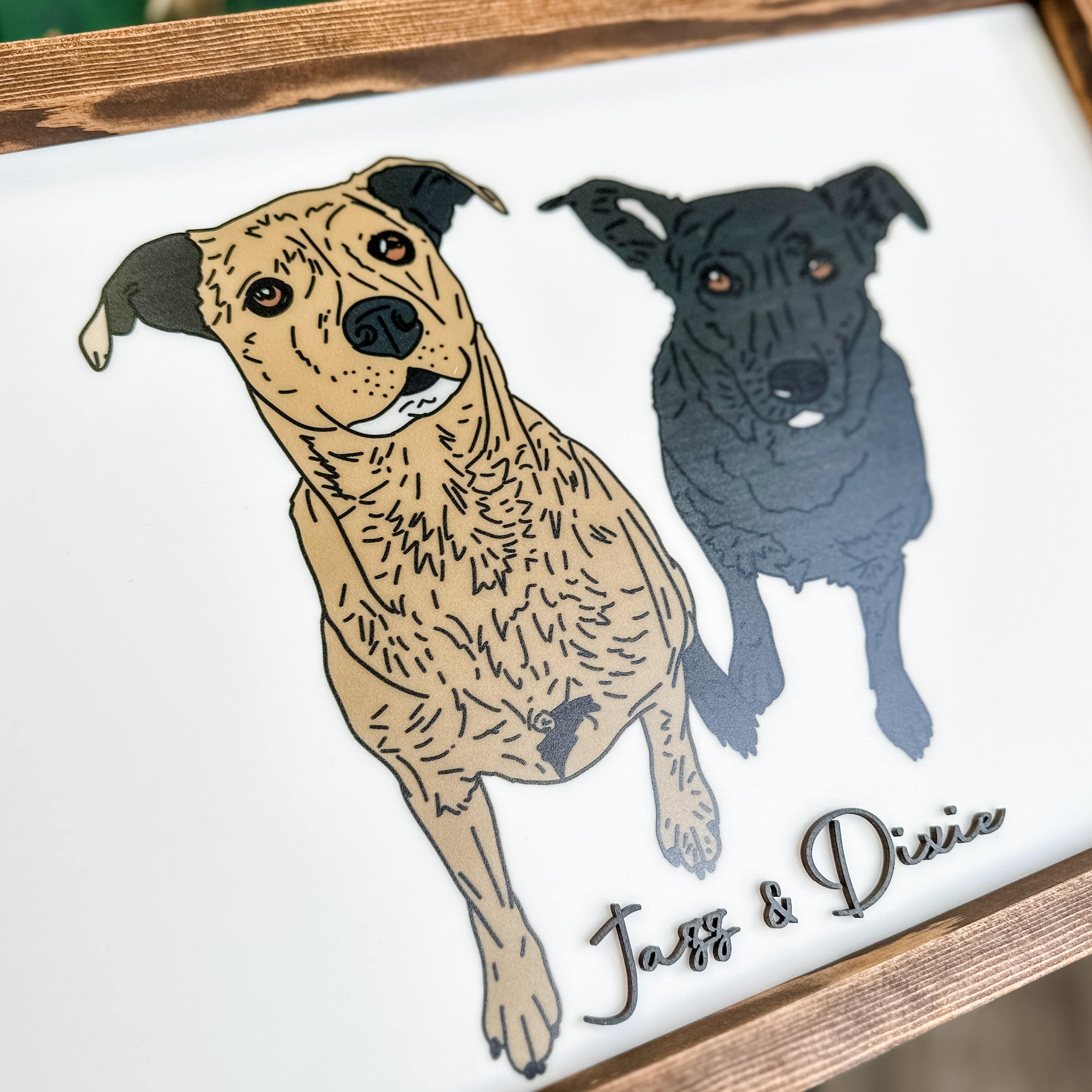 Pet / Animal Line Art for Animal Lovers & Memorials