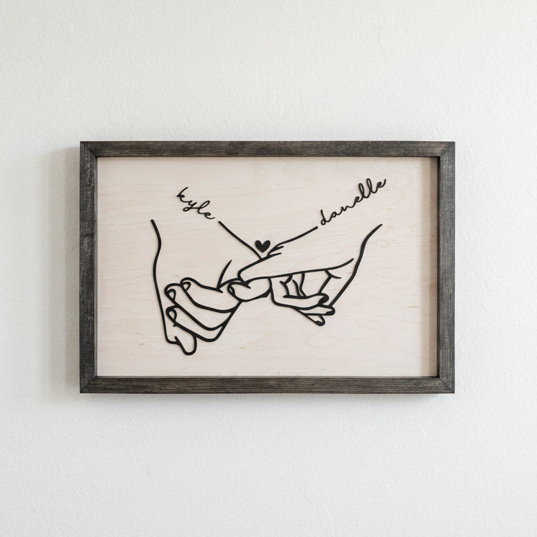 Personalized Pinky Promise Sign