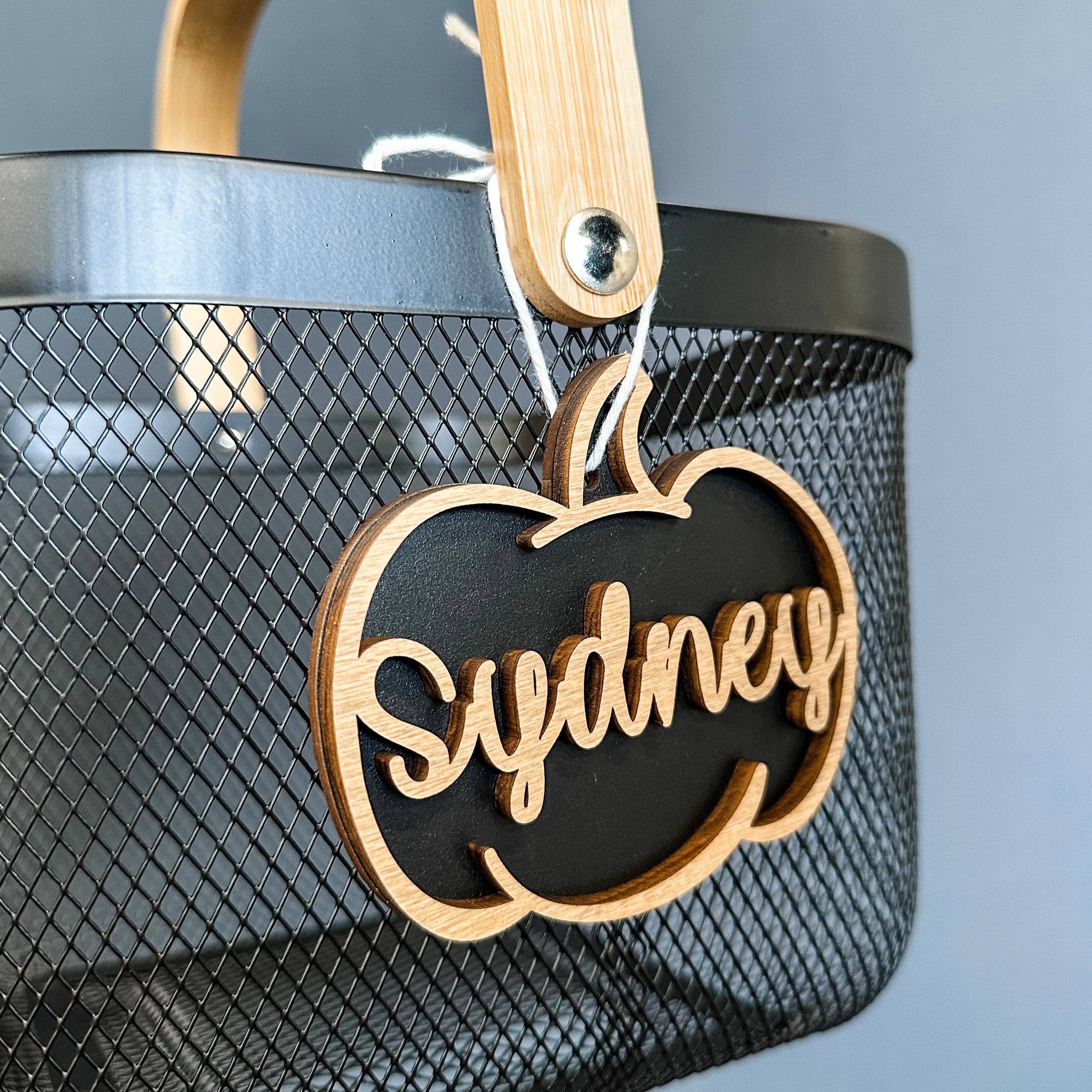 Halloween Basket Tag Collection • Personalized Name Tags • For Trick-or-Treat Bags & Candy Baskets