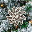 Wheat Snowflake • 3D Wood Ornament • For Corporate Gifts & Prairie Pride ⭐️Danelle's Pick⭐️