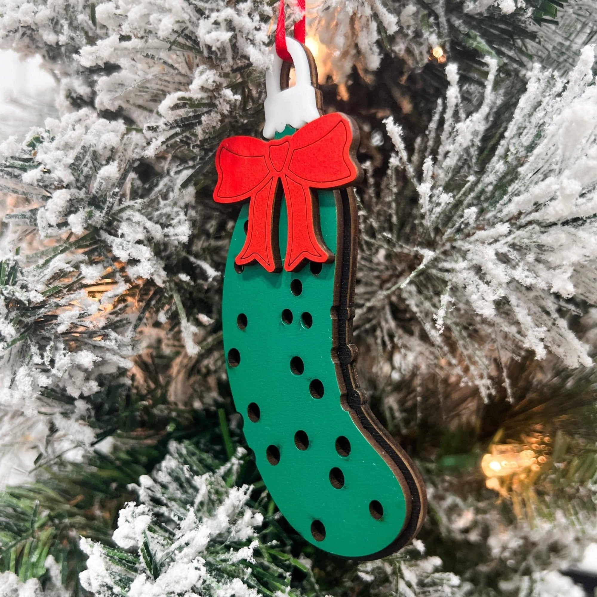 Christmas Pickle Ornament - Sticks & Doodles