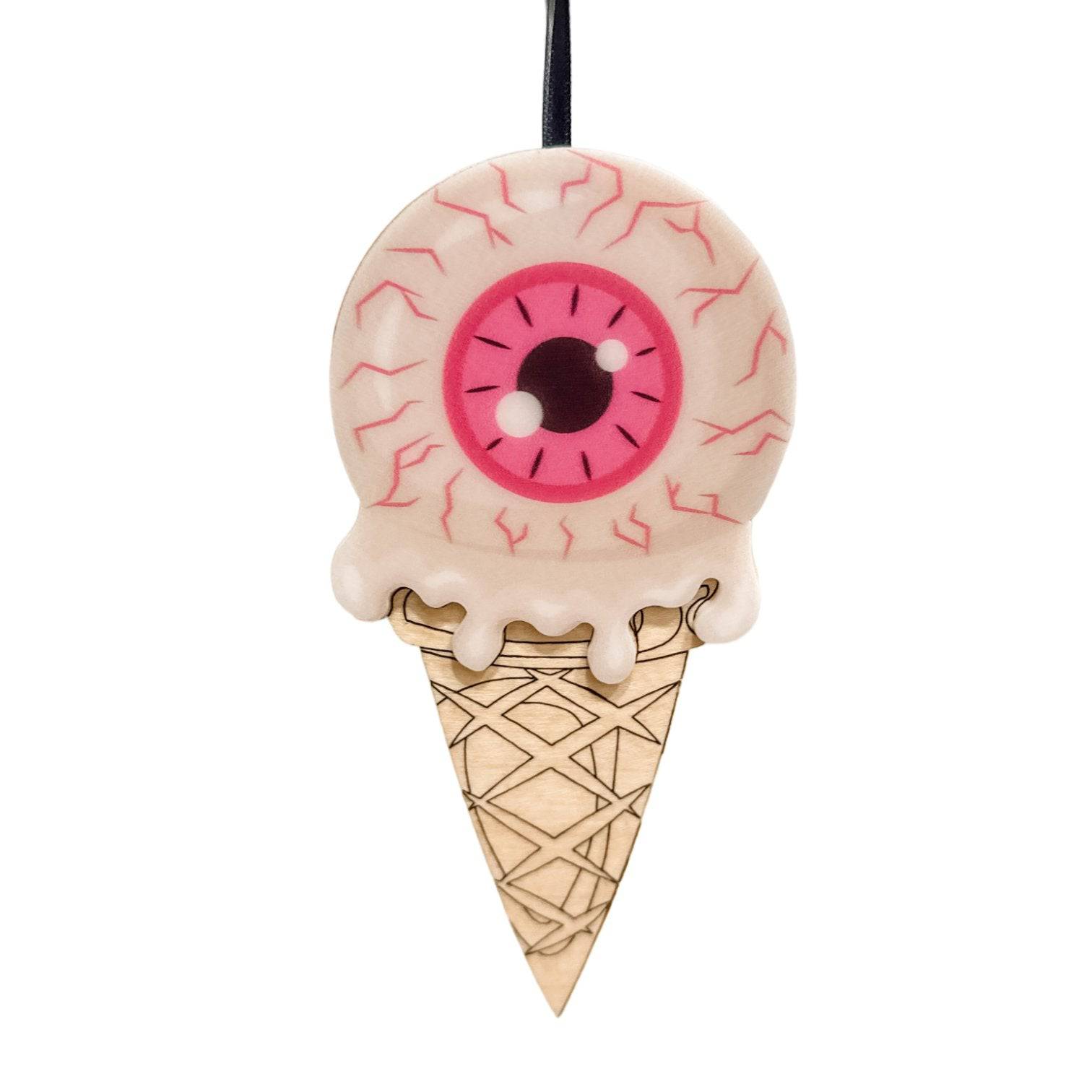 Eye-Scream Ornament - Sticks & Doodles