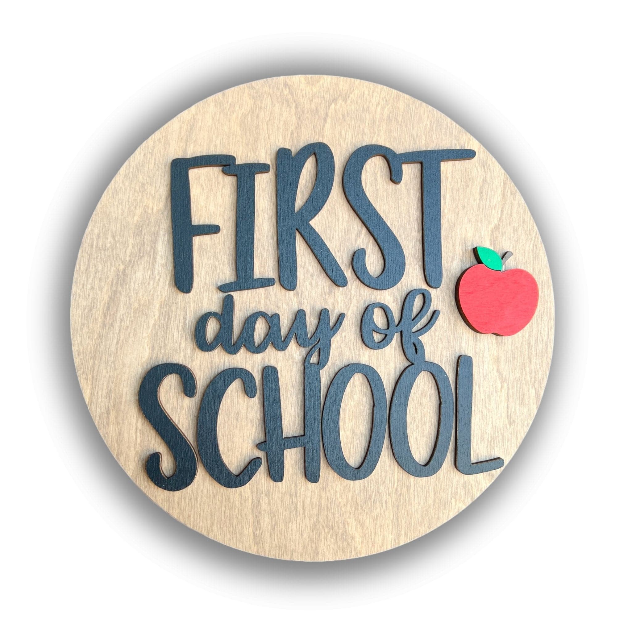 First Day Of School Last Day Of School Reversible Mini Sign - Sticks & Doodles
