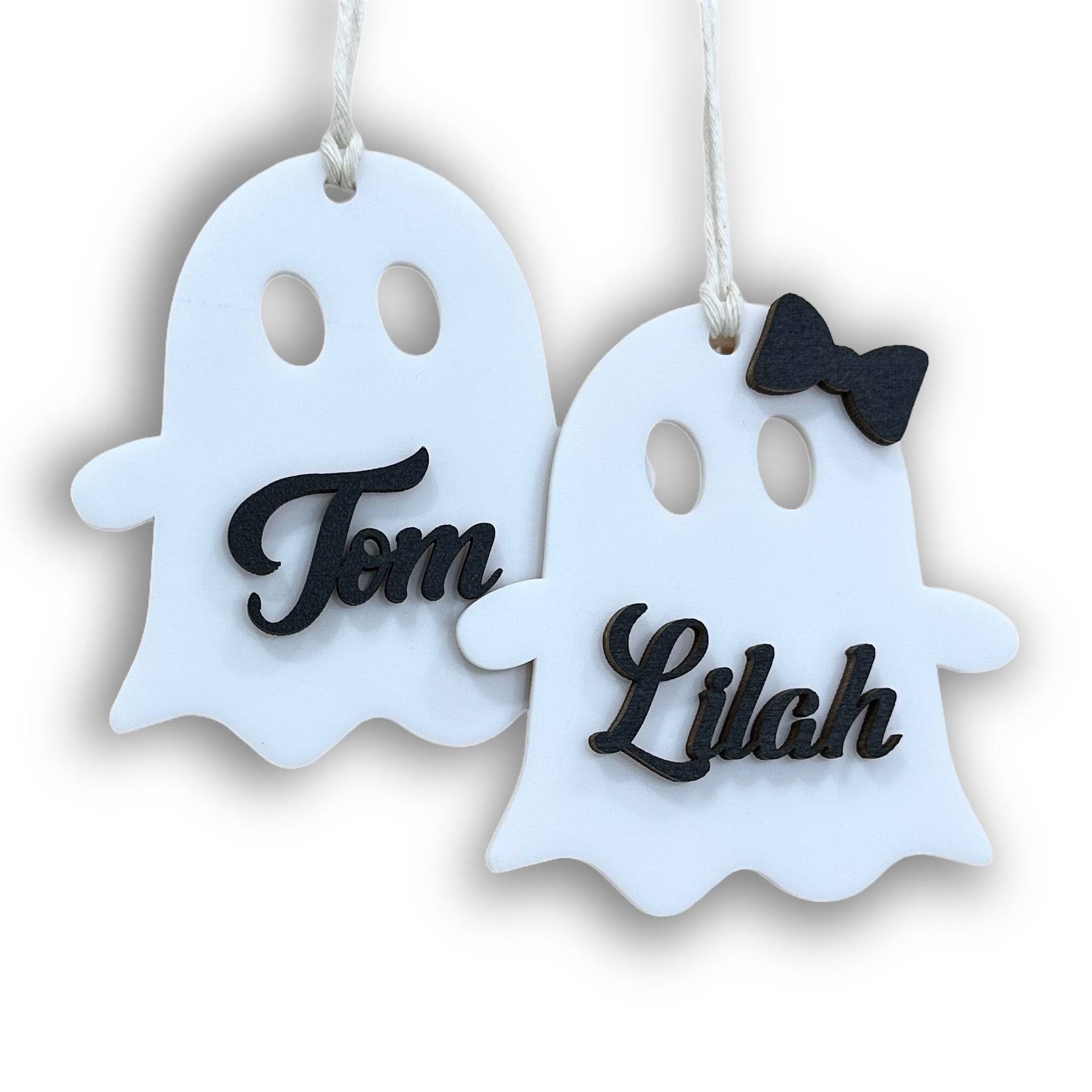 Happy Ghost Boo Basket Tags - Sticks & Doodles