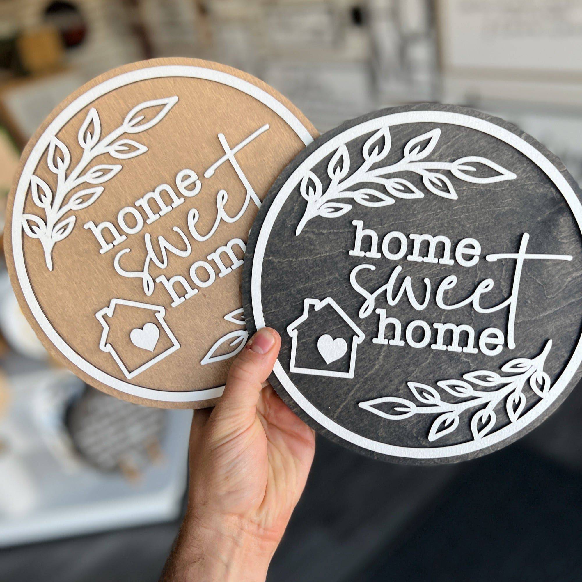 Home Sweet Home Mini Sign - Sticks & Doodles