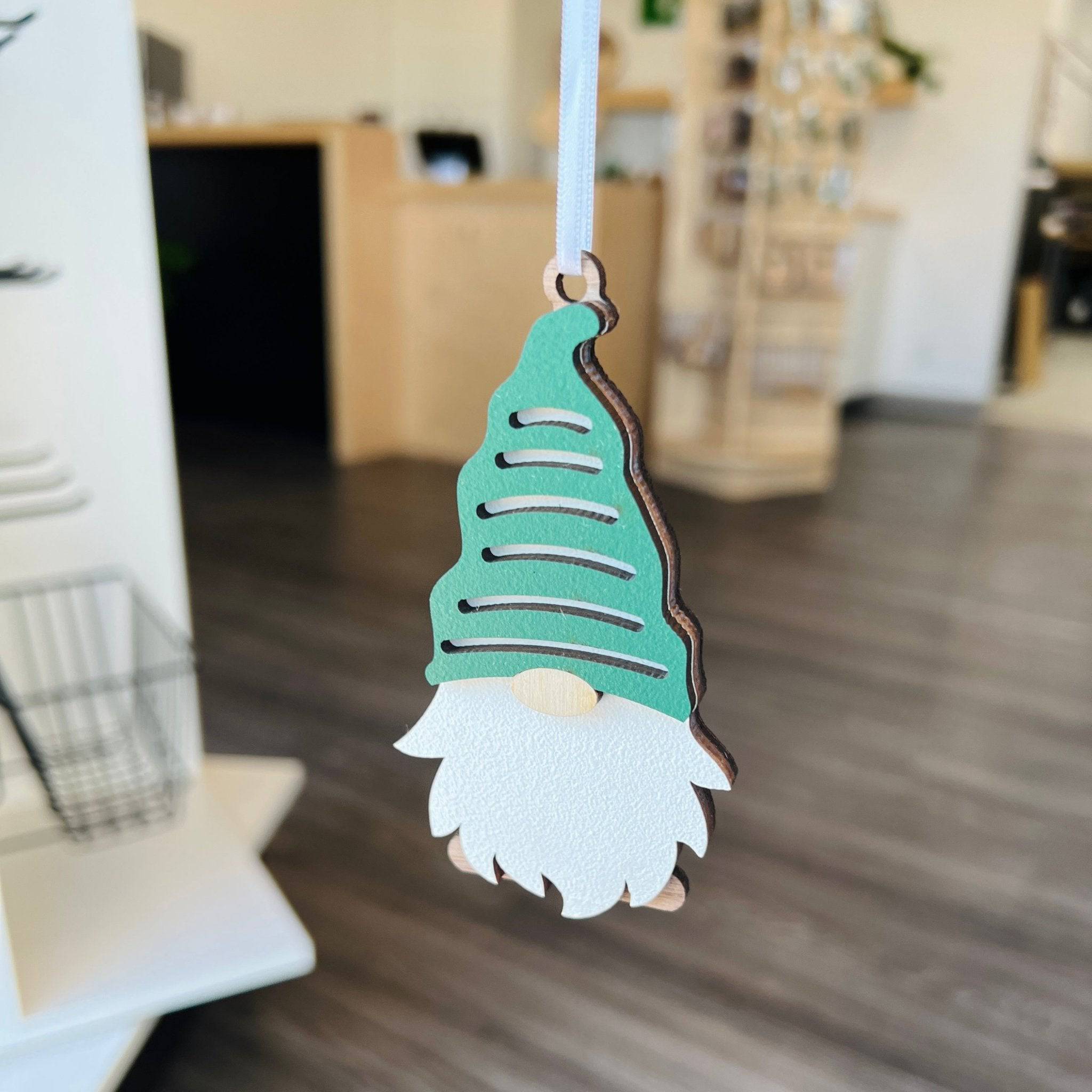 Layered Gnome Ornaments - Sticks & Doodles