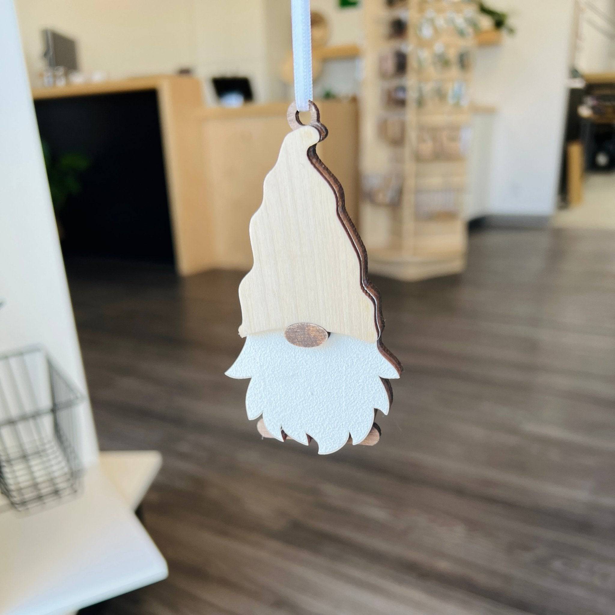 Layered Gnome Ornaments - Sticks & Doodles