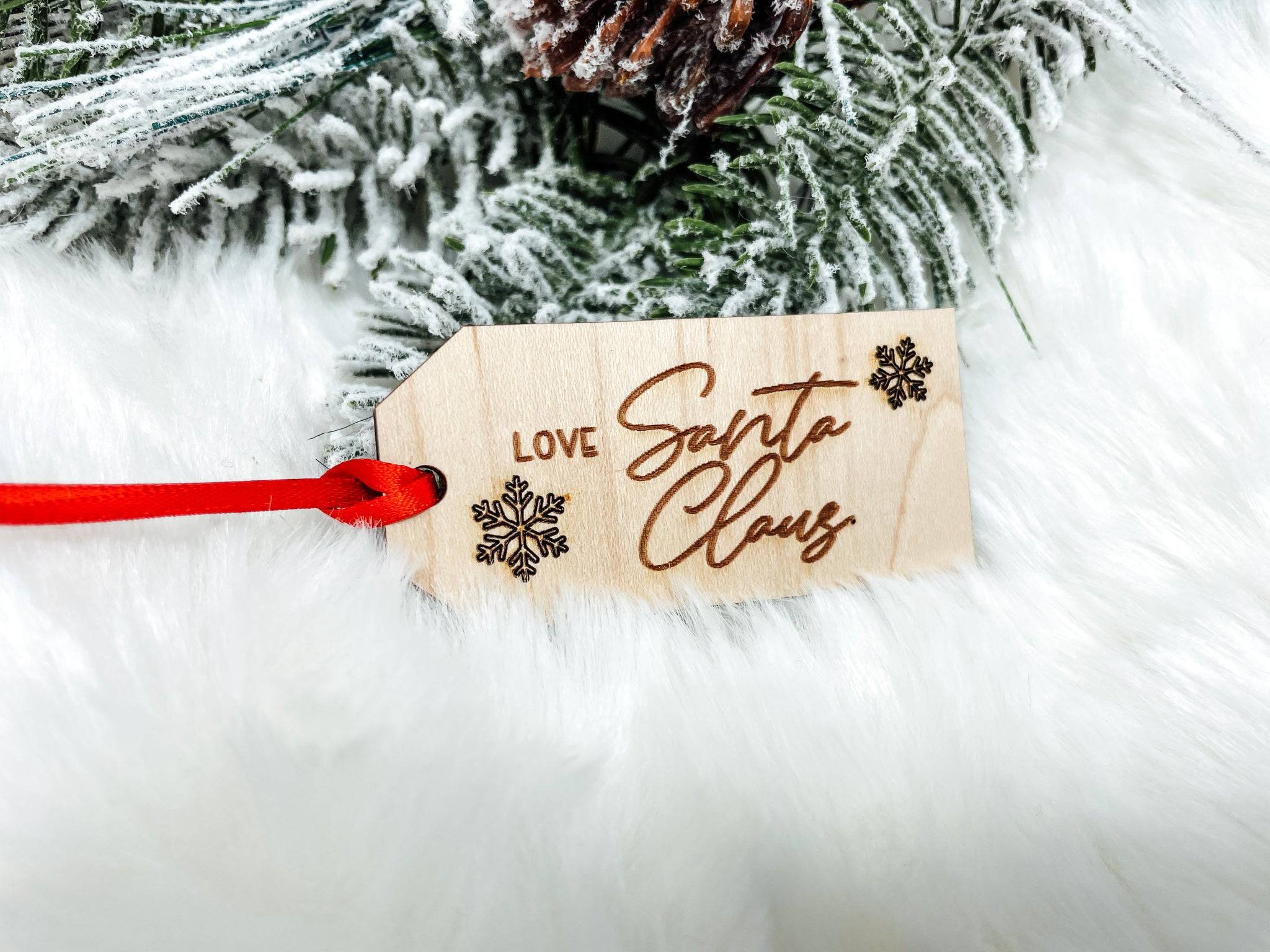 Love Santa Claus Tag - Sticks & Doodles