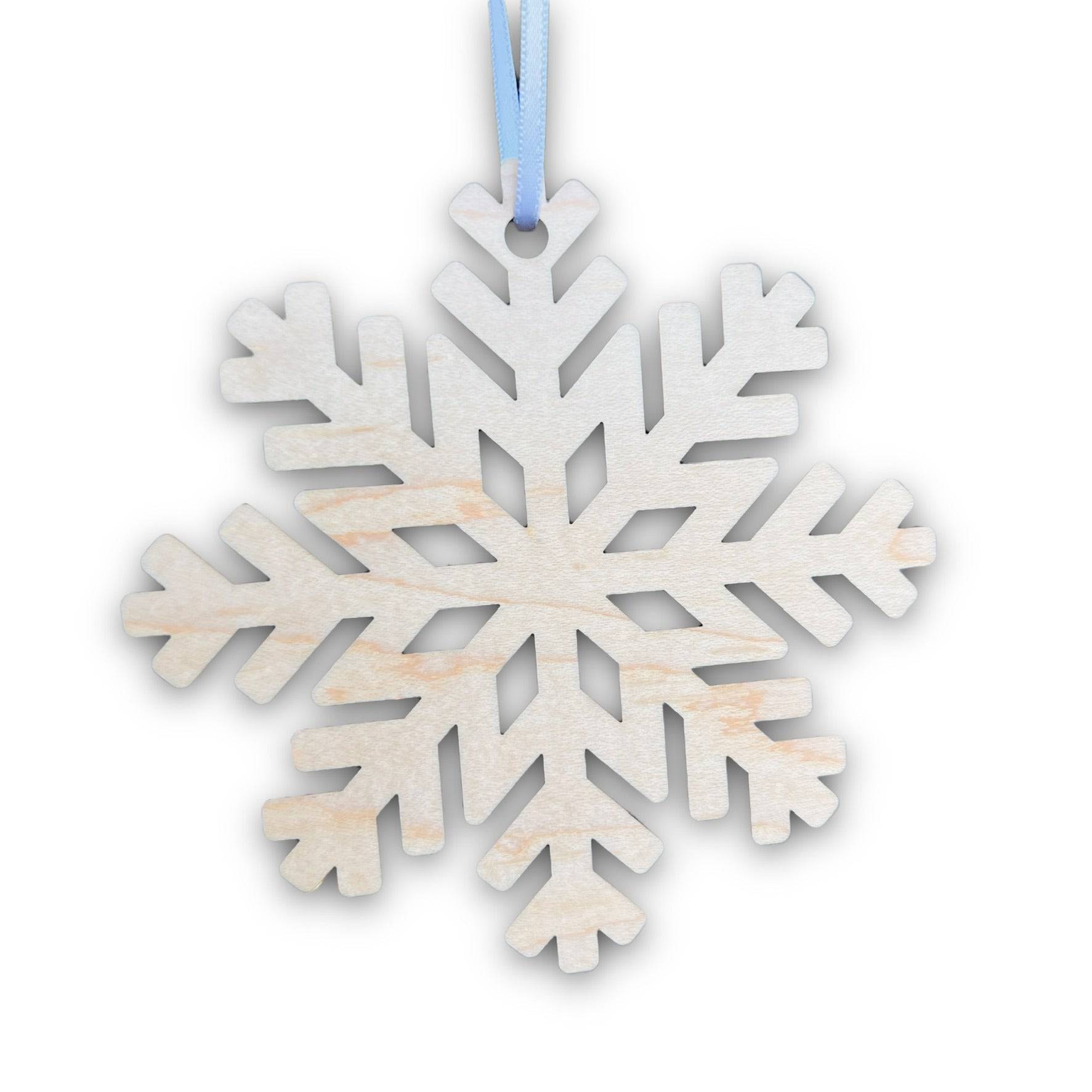 Maple Snowflake Ornament - Sticks & Doodles