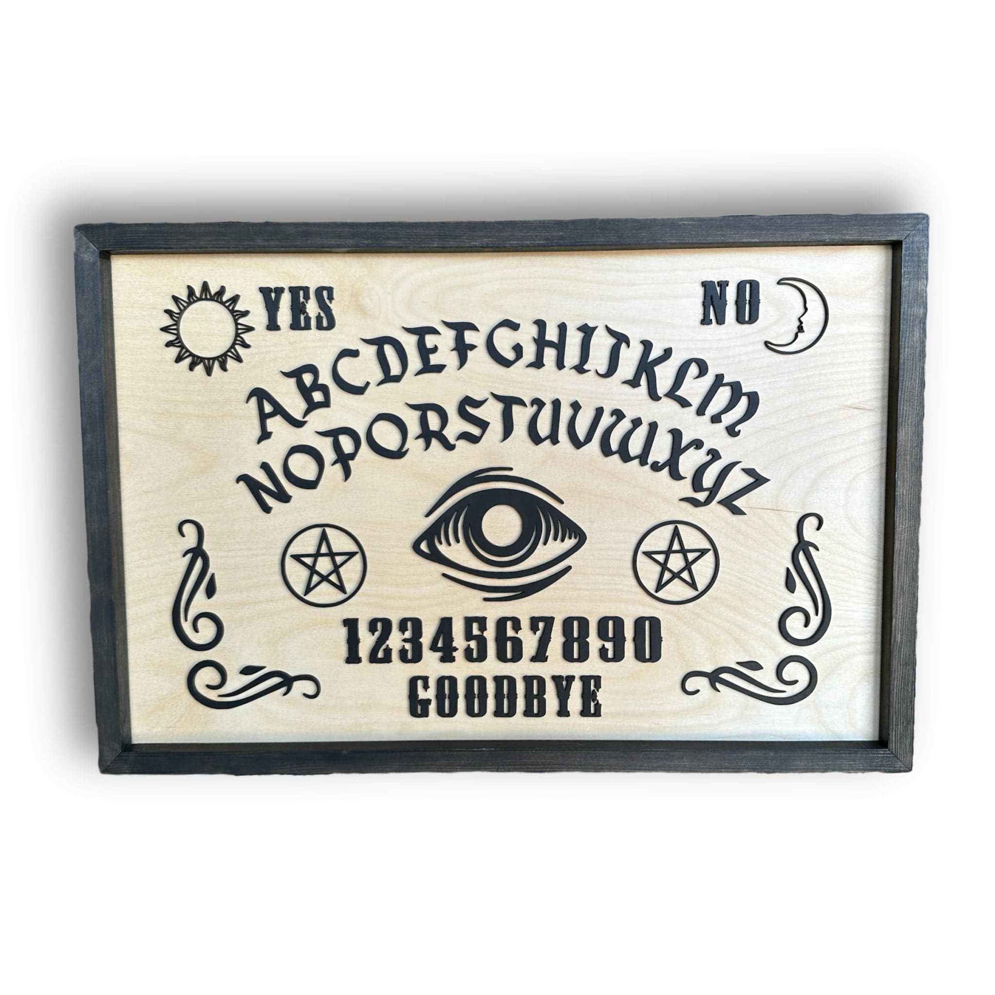 Ouija Board Sign - Sticks & Doodles
