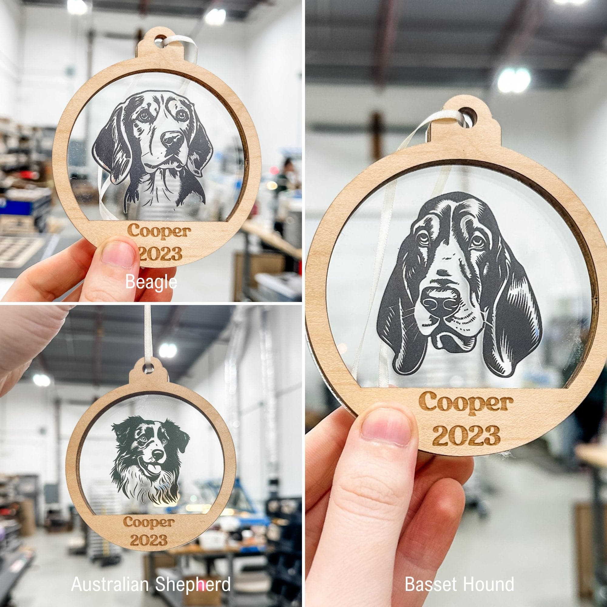 Dog shop breed ornaments