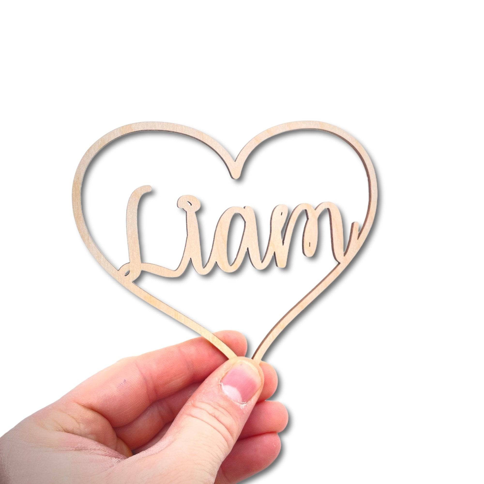 Personalized Heart Tags - Sticks & Doodles