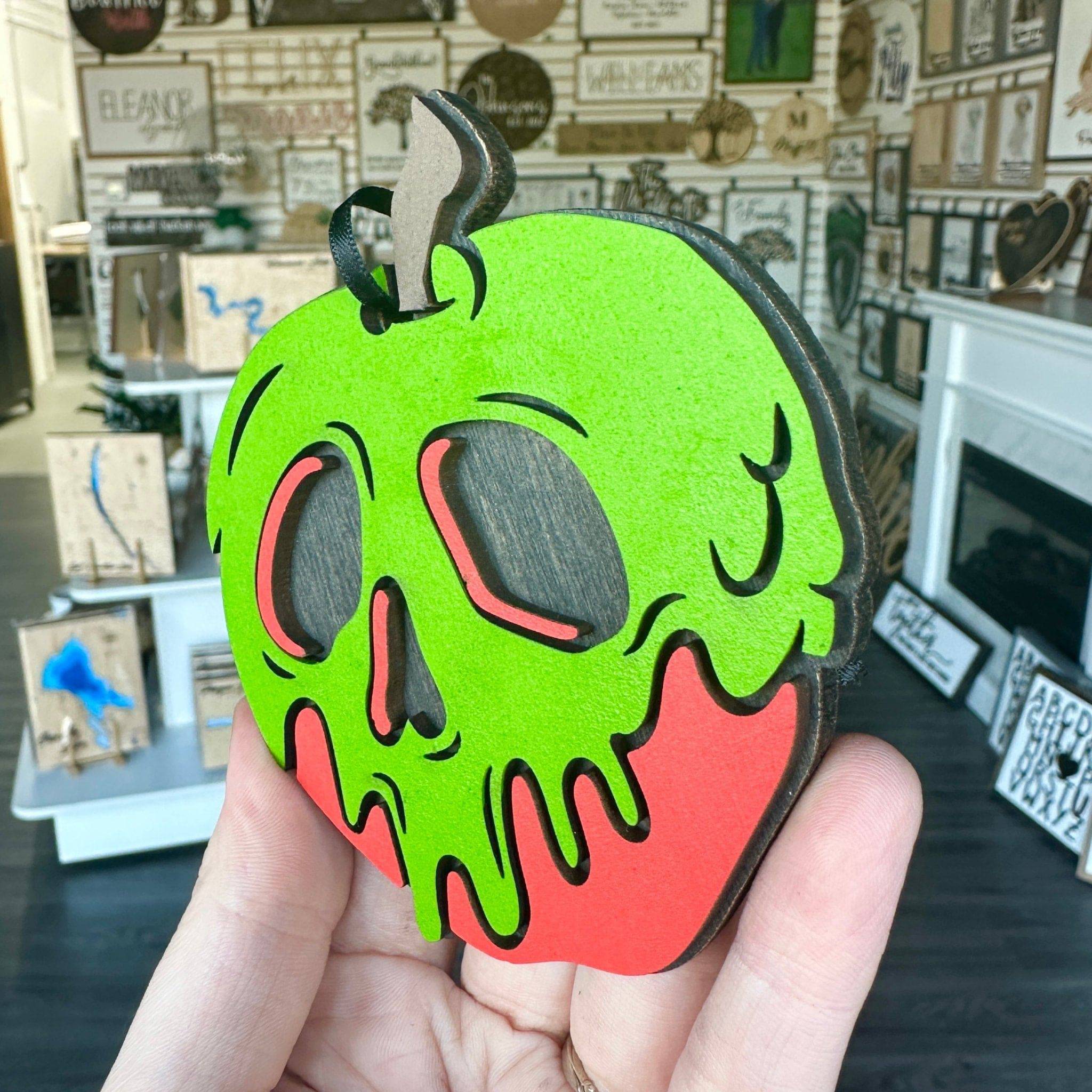 Poison Apple Ornament - Sticks & Doodles