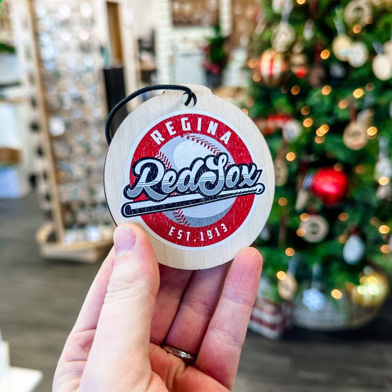 Regina Red Sox Ornament - Sticks & Doodles
