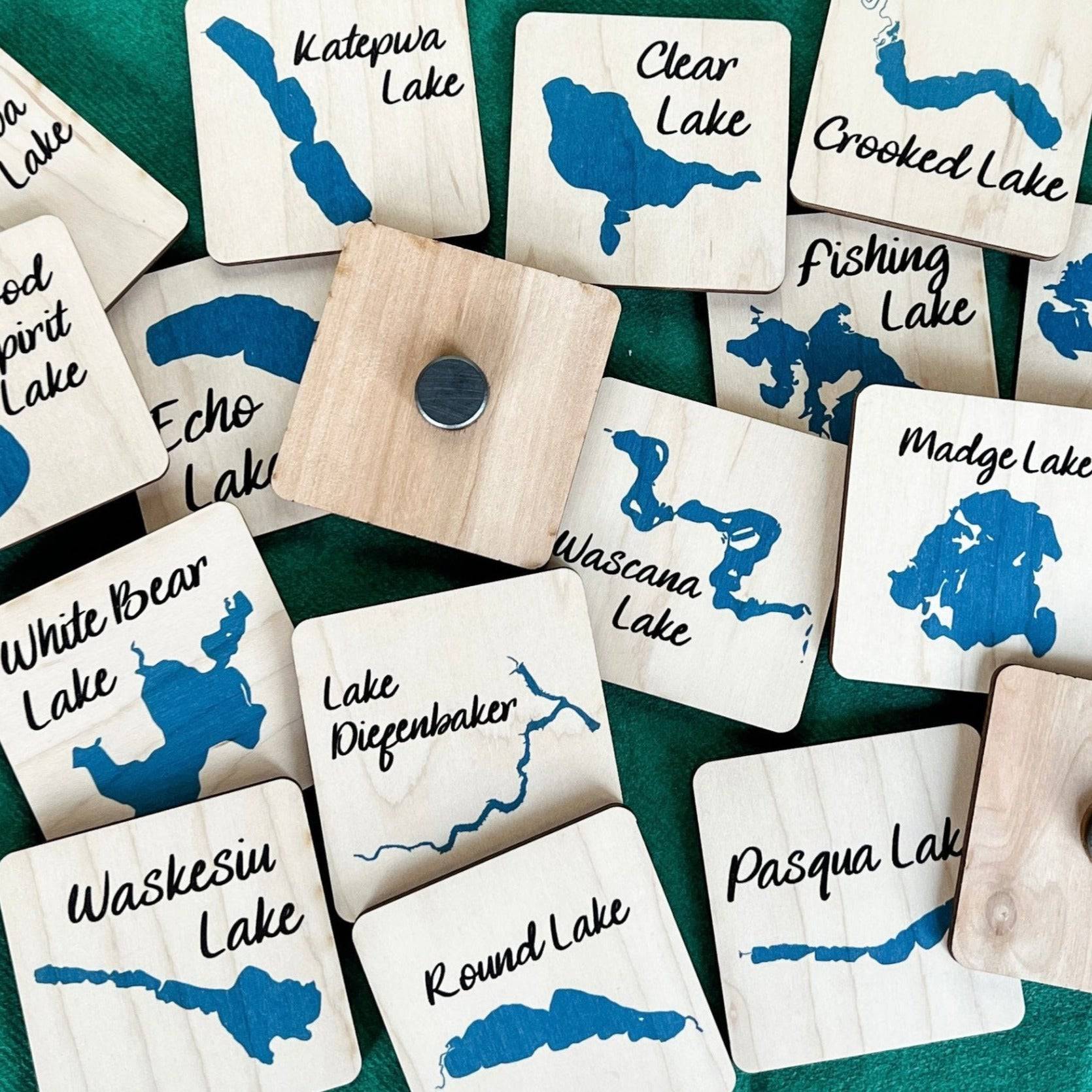 Saskatchewan Lake Magnets - Sticks & Doodles