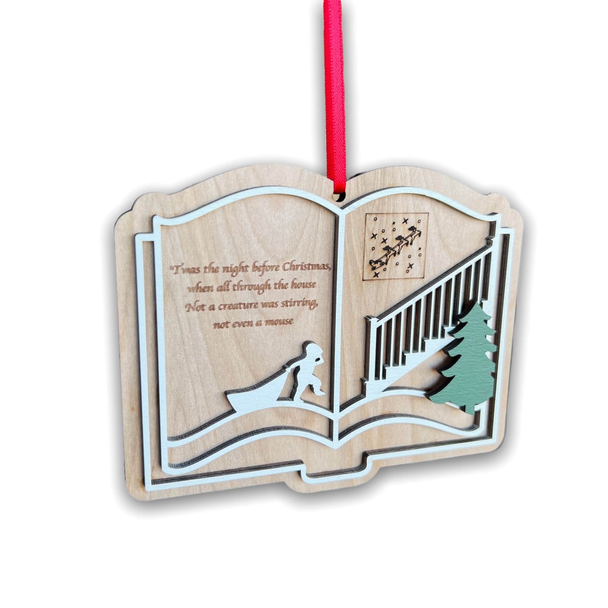 Twas the Night Before Christmas Ornament - Sticks & Doodles