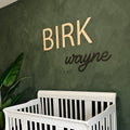 Wood Double Name Nursery / Child's Room Cutout - Sticks & Doodles
